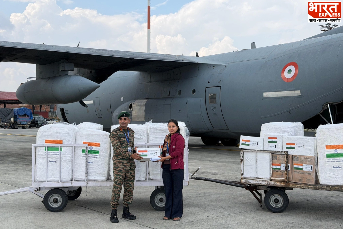 India Sends Ninth Relief Flight To Flood-Hit Nepal With 11 Tonnes Of Essential Supplies