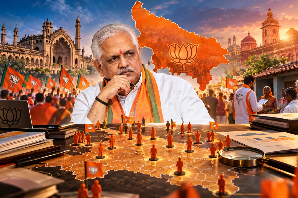 BJP’s UP 2027 Game Plan Takes Shape; BL Santhosh To Drive Booth Strategy, Cadre Mobilisation
