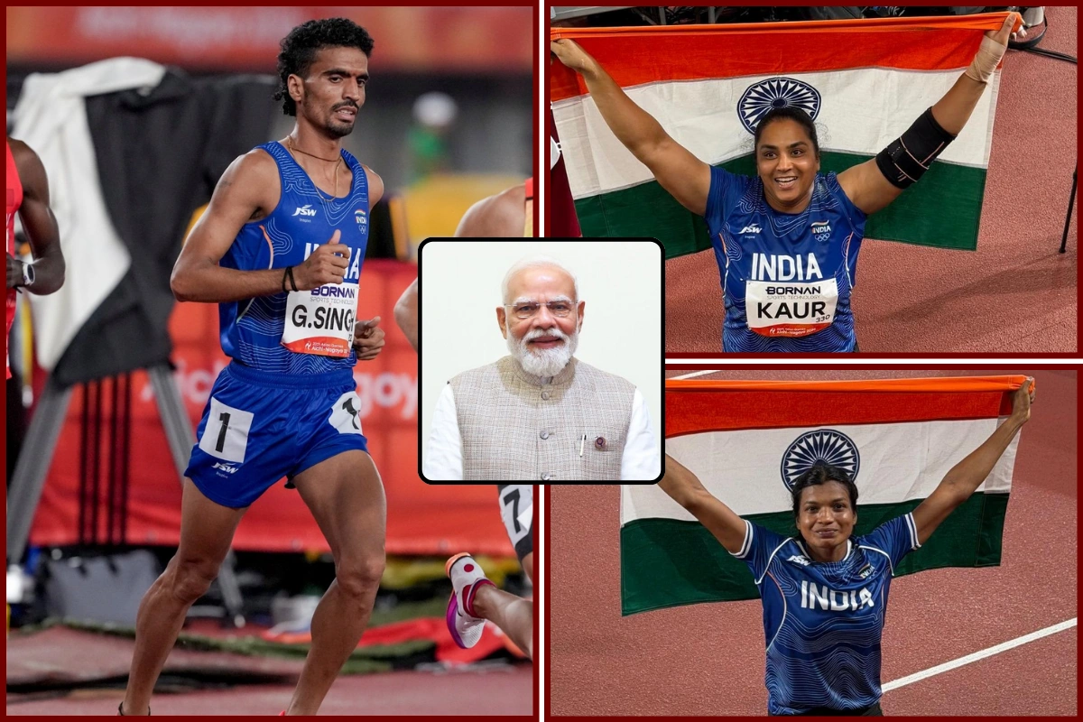 Asian Games 2026: PM Modi Hails Gulveer Singh, Manpreet Kaur And Baranica Elangovan After Medal Wins