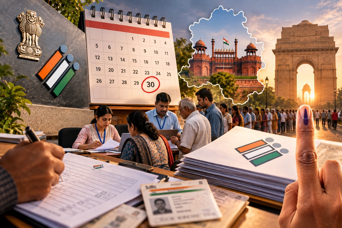 ECI Extends Delhi SIR Claims, Objections Deadline To October 30