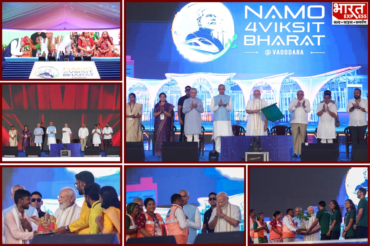 PM Modi Unveils Development Projects Worth Over Rs 35,000 Crore In Vadodara