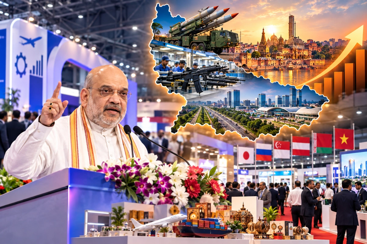 UPITS 2026: Amit Shah Highlights Uttar Pradesh’s Defence Production, Investment And One-Trillion-Dollar Goal
