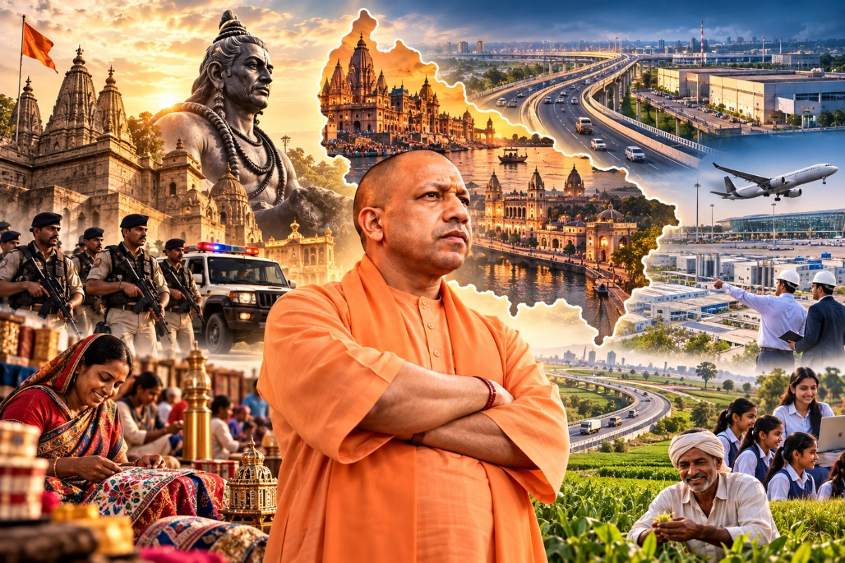 From Gorakhnath To Governance: How Yogi Adityanath Built UP’s Law, Order And Prosperity Blueprint