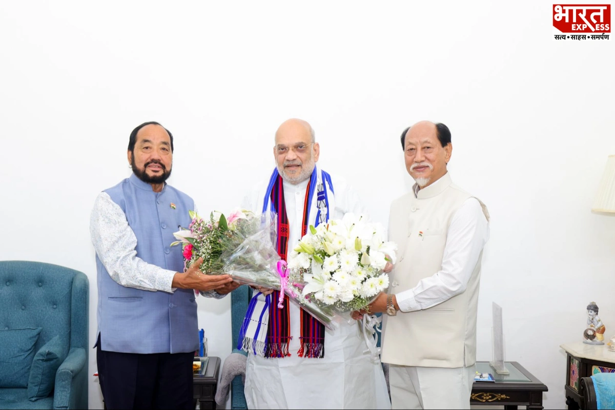 Nagaland CM Neiphiu Rio, Deputy CM Yanthungo Patton Meet Amit Shah In New Delhi