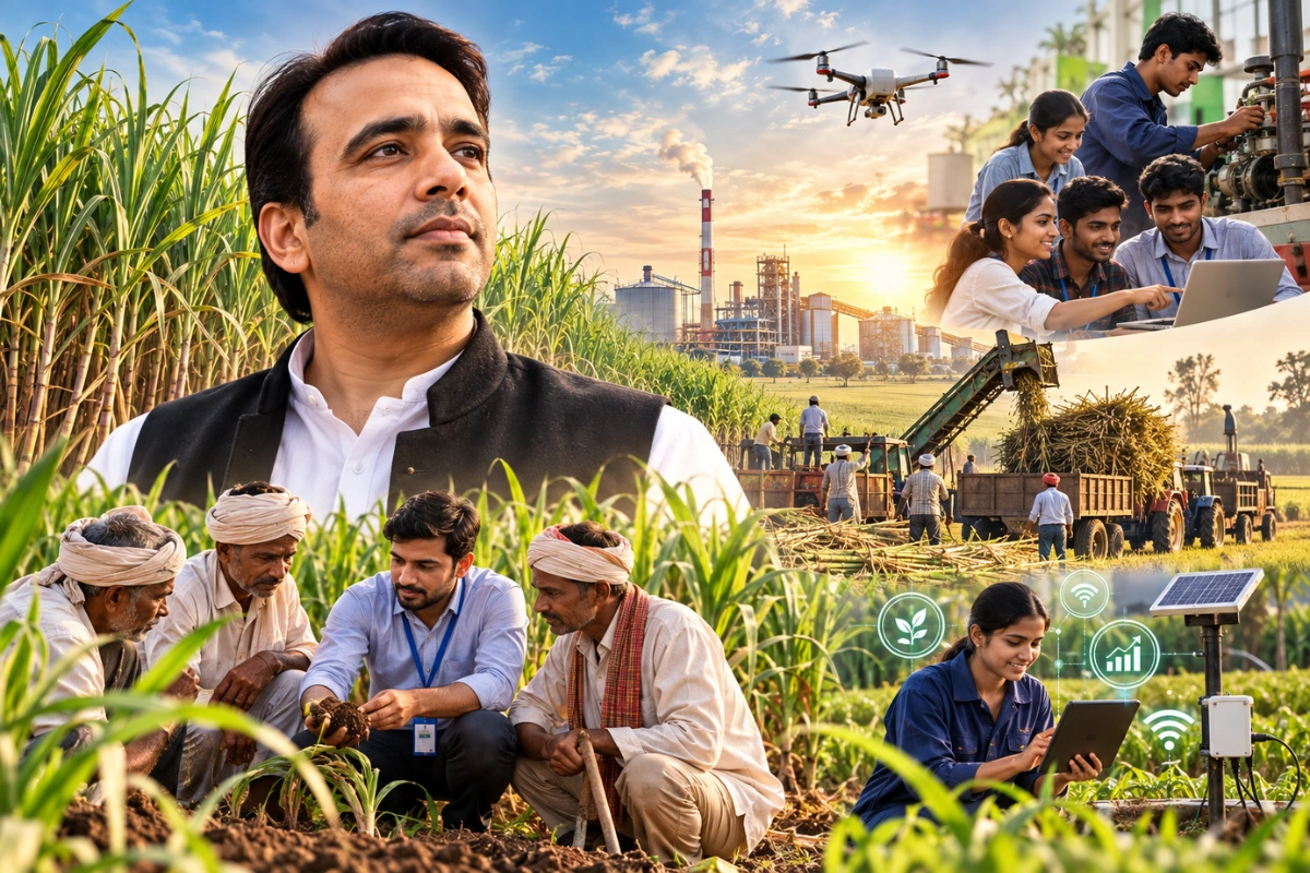 Sugarcane And Silicon: How Jayant Chaudhary Is Reimagining The UP Farmer’s Future