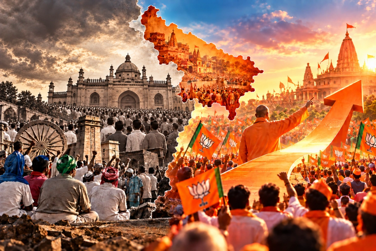 The Saffron Awakening: How Uttar Pradesh Turned From Mandal Politics To Kamandal Dominance