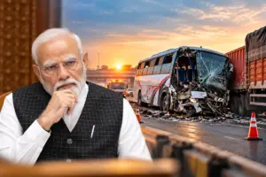PM Modi Expresses Grief Over Five Deaths In Gujarat Bus Accident