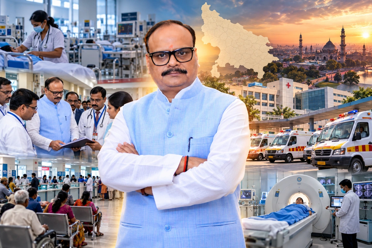 The On-Ground Administrator: How Brajesh Pathak Built UP’s Modern Healthcare Shield