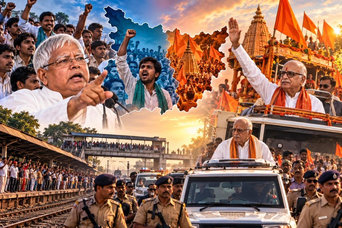 The Great Mandal vs Kamandal Clash: The Day Bihar Arrested Advani’s Rath