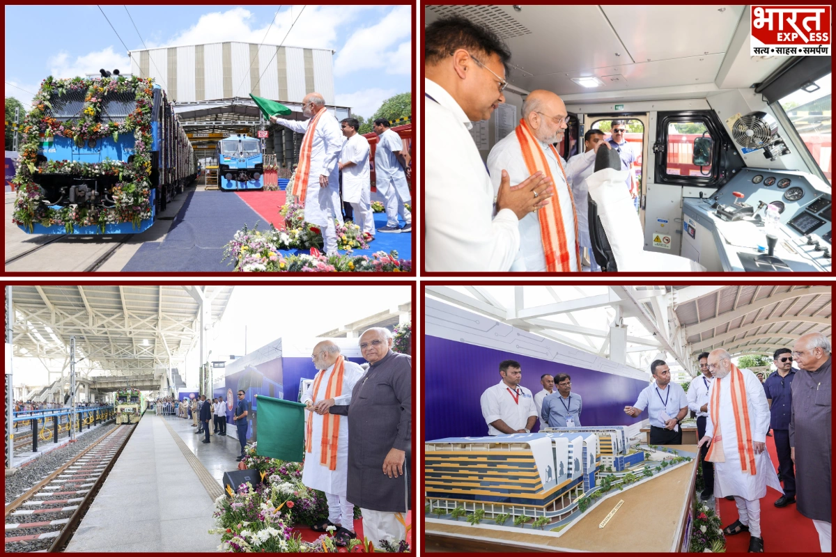 WAG-12 Shed And India’s First LNG Train Highlight Railway Push In Sabarmati, Says Amit Shah