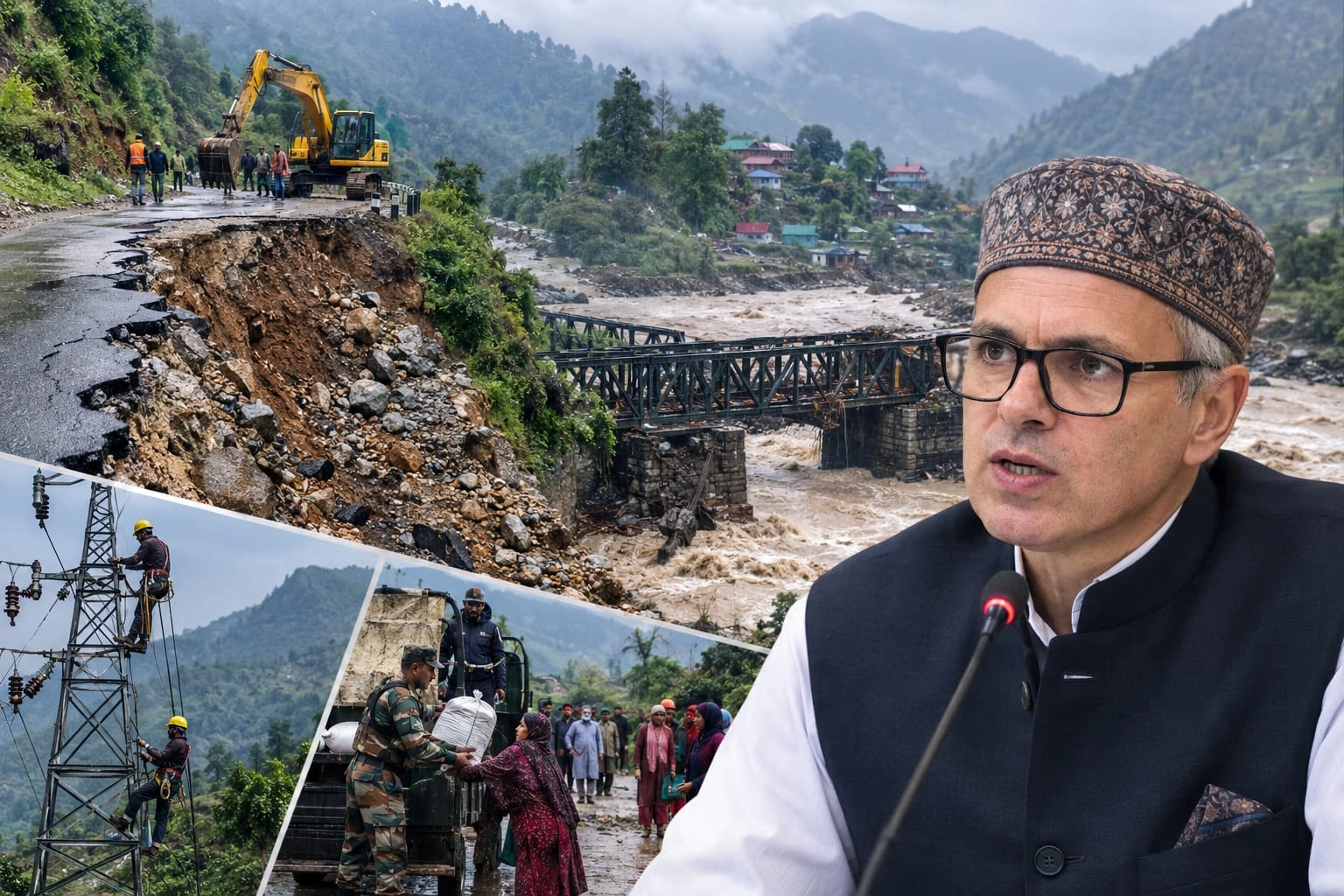 J&K To Spend Rs 185 Crore On Road & Bridge Restoration