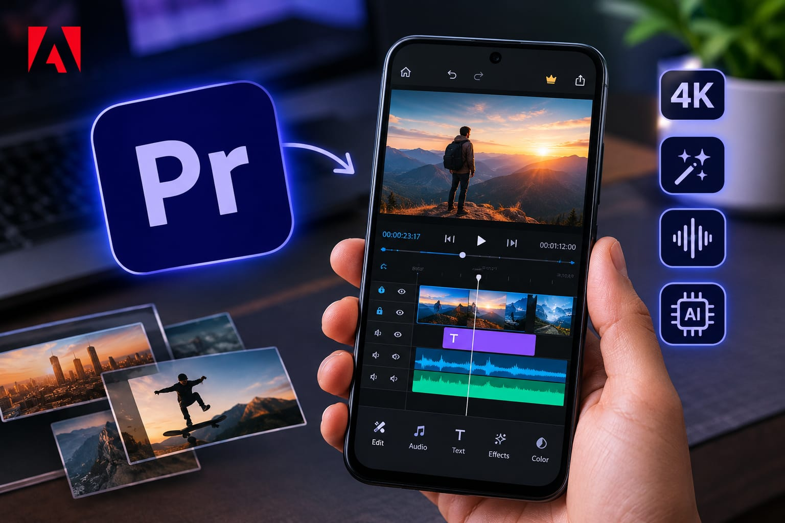 Adobe Premiere Launches On Android With Free 4K Video Editing