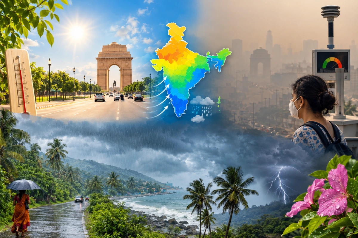 Delhi To See Dry Weather & Cooler Nights As AQI Remains Moderate