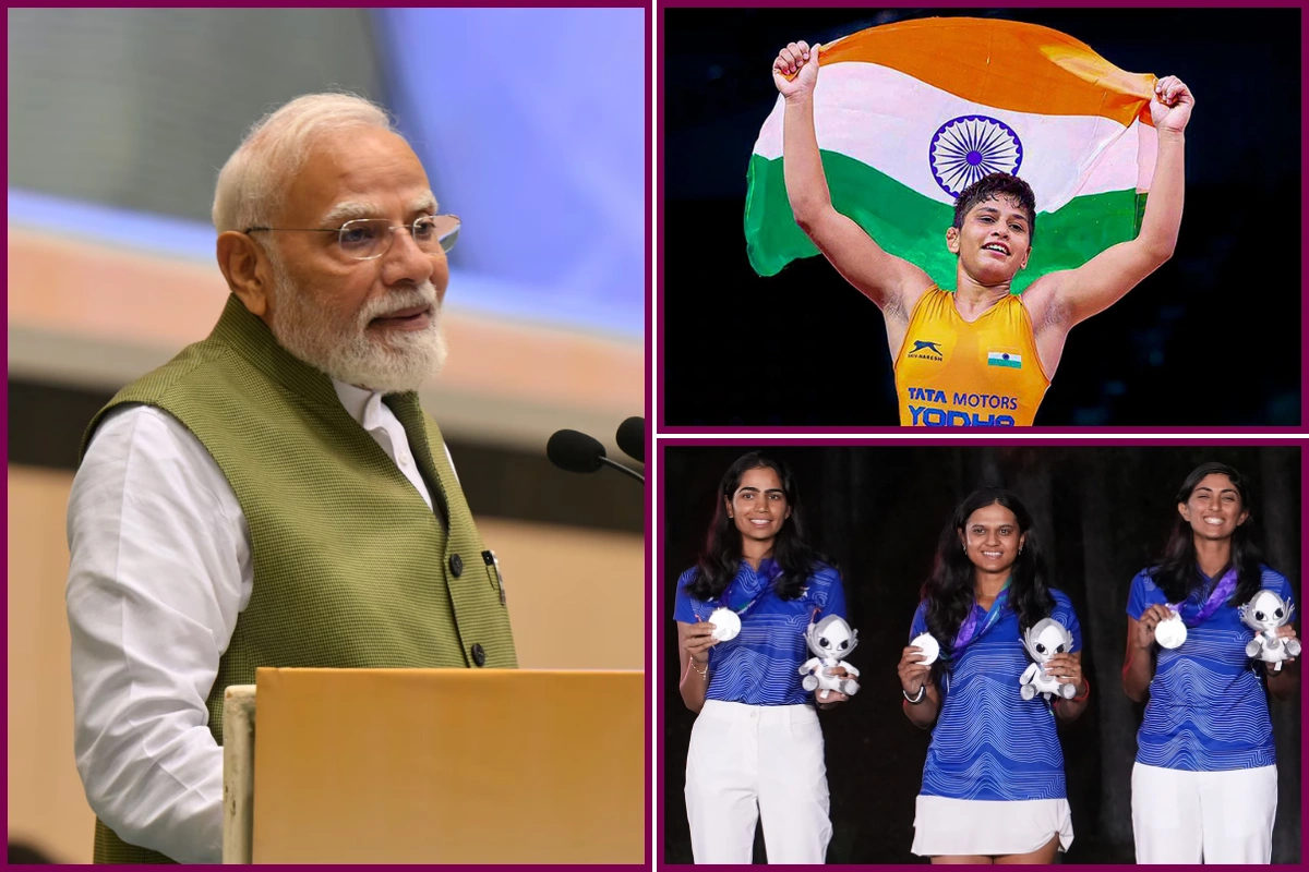 PM Modi Hails Antim Panghal, Women’s Golf Team For Asian Games Silver