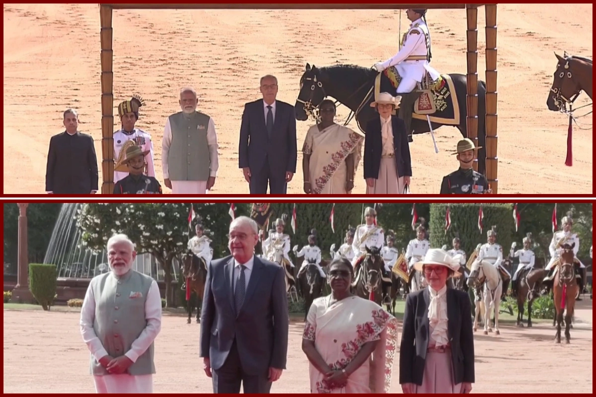 Swiss President Parmelin Receives Ceremonial Welcome; Meets PM Modi, President Murmu