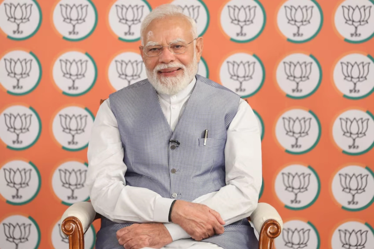 PM Modi Receives Warm Welcome At Viksit Bharat Sankalp Sabha