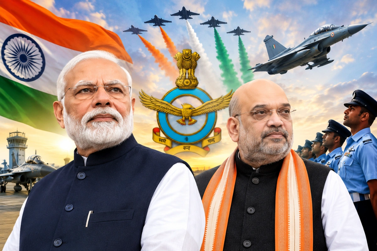 PM Modi, Amit Shah Salute Air Warriors On Indian Air Force Day