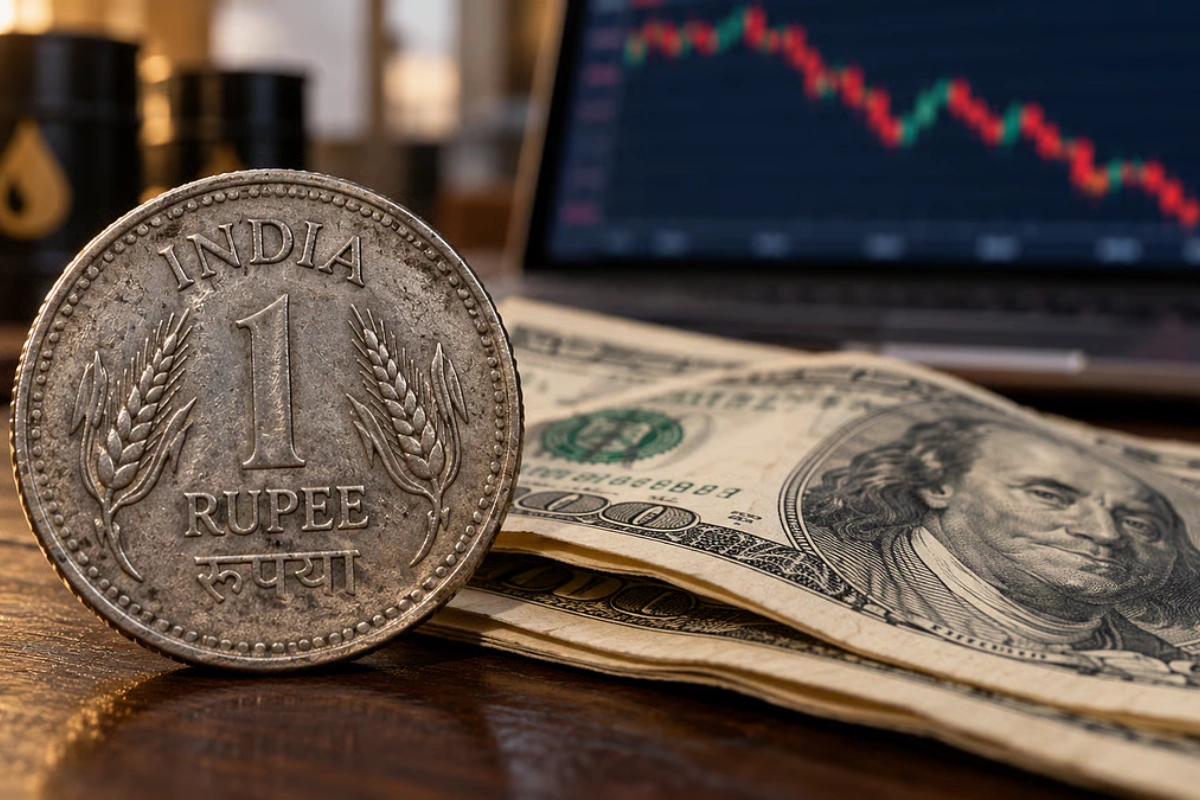 Rupee Opens Higher At 96.65 Against US Dollar On RBI Support