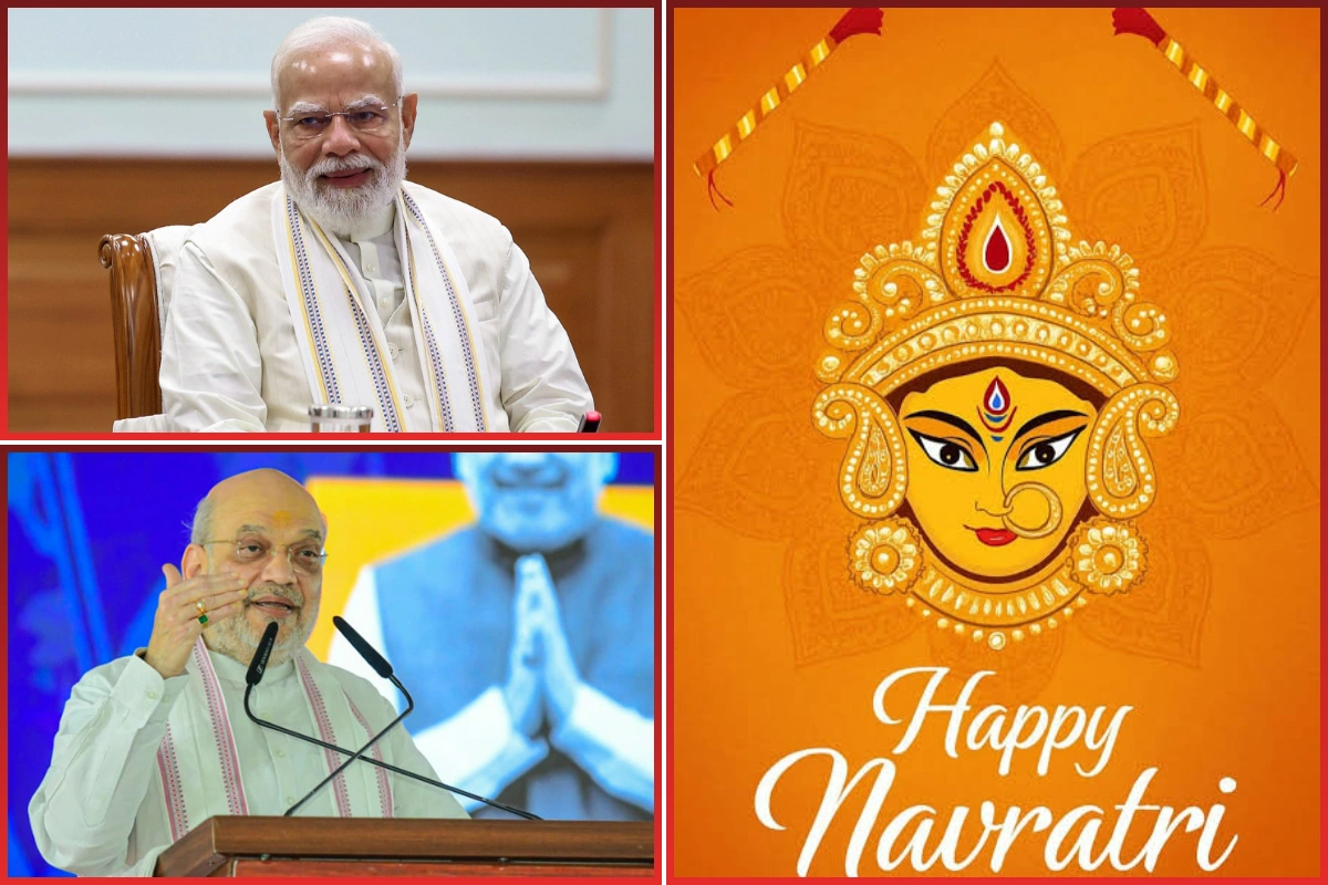 PM Modi, Amit Shah Extend Navratri Greetings, Pray For Peace & Prosperity