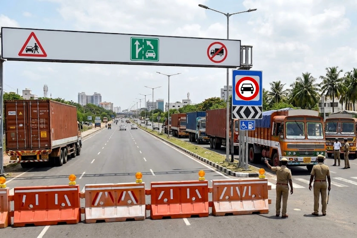 PM Modi’s Chennai Visit: Traffic Diversions For Heavy Vehicles Until 4.30 PM Today