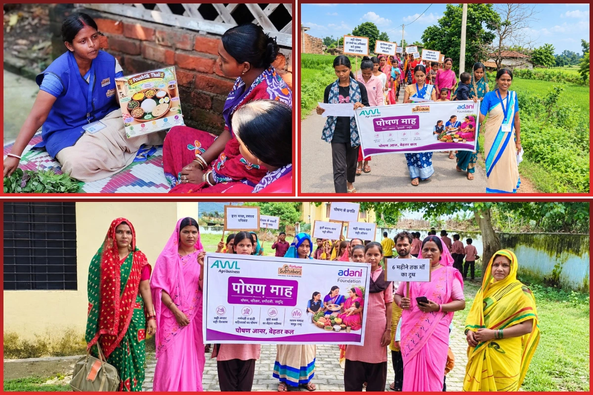 Adani Foundation’s Suposhan Project Reaches Thousands During Nutrition Month In Sonbhadra