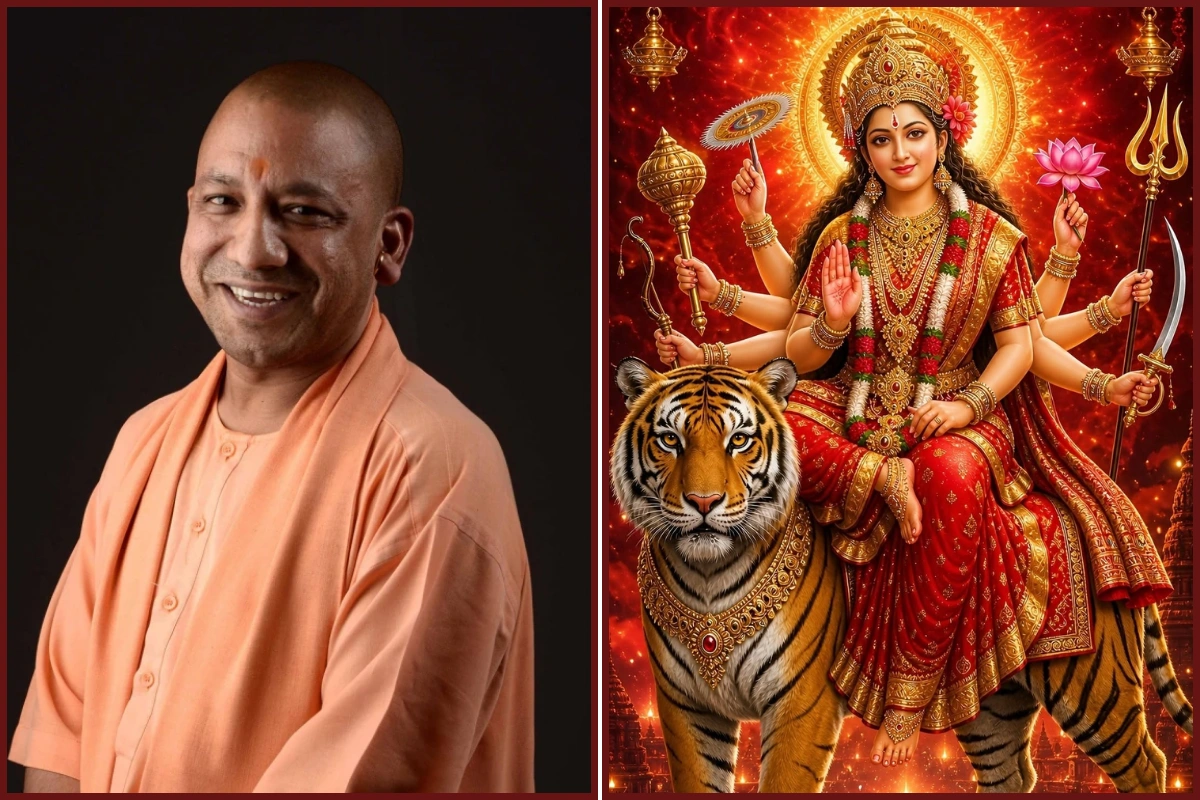 CM Yogi Extends Navratri Greetings On Day 4; Prays For Health, Happiness & Prosperity