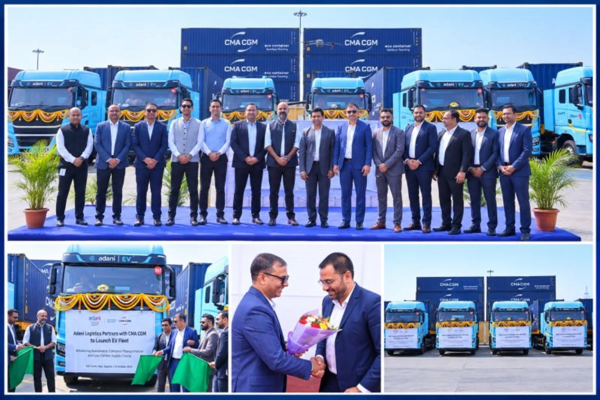 Adani Logistics Partners With CMA CGM To Deploy Electric Trucks In Gujarat