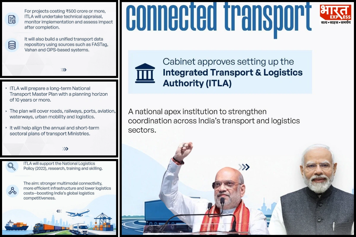 HM Amit Shah Announces Cabinet Nod For Integrated Transport Logistics Authority