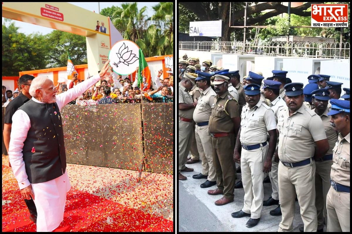 Chennai Deploys 15,000 Police Personnel Ahead Of PM Modi’s Visit On Sunday