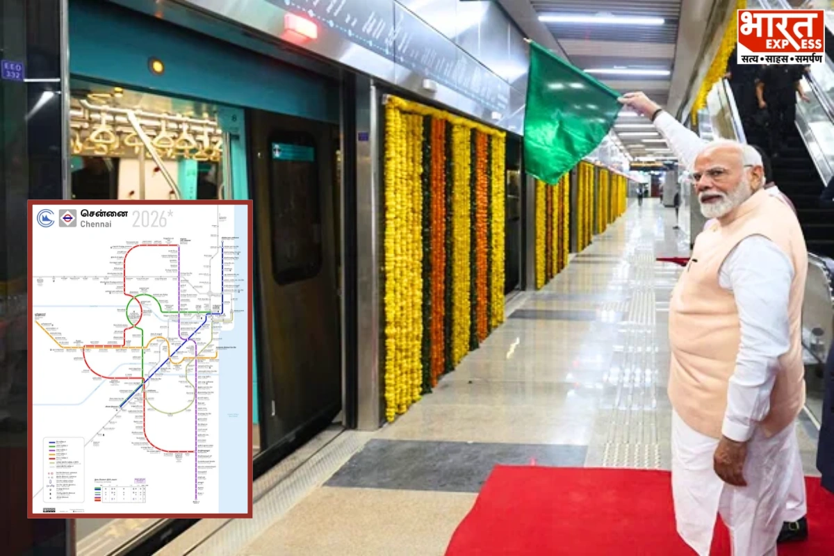 PM Modi To Launch ₹13,000 Crore Projects; Inaugurate New Chennai Metro Corridor