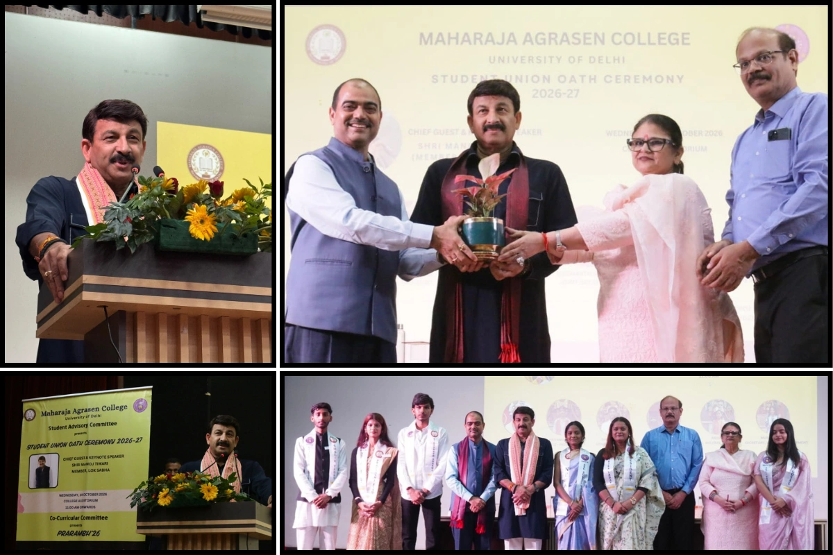Manoj Tiwari Urges Delhi University Students To Reject Misinformation And Prioritise Nation Building