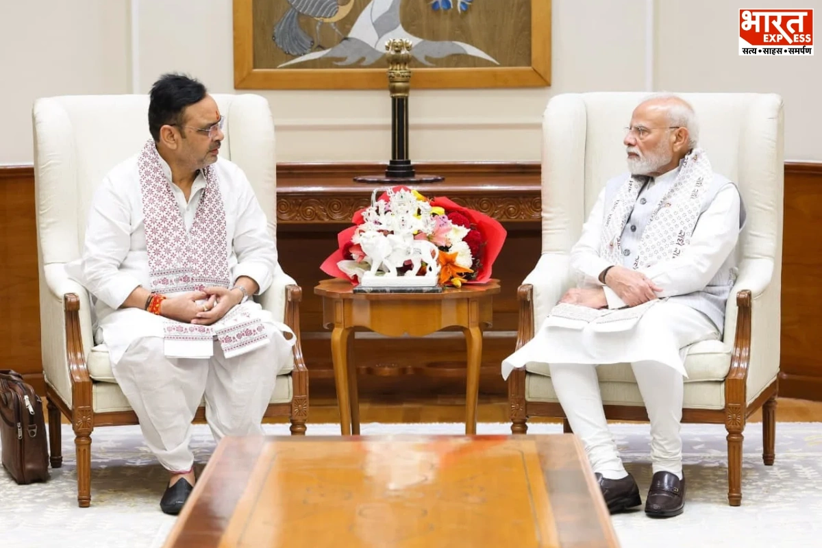 PM Modi Meets Rajasthan CM Bhajanlal Sharma In Delhi; Discusses State’s Development Priorities