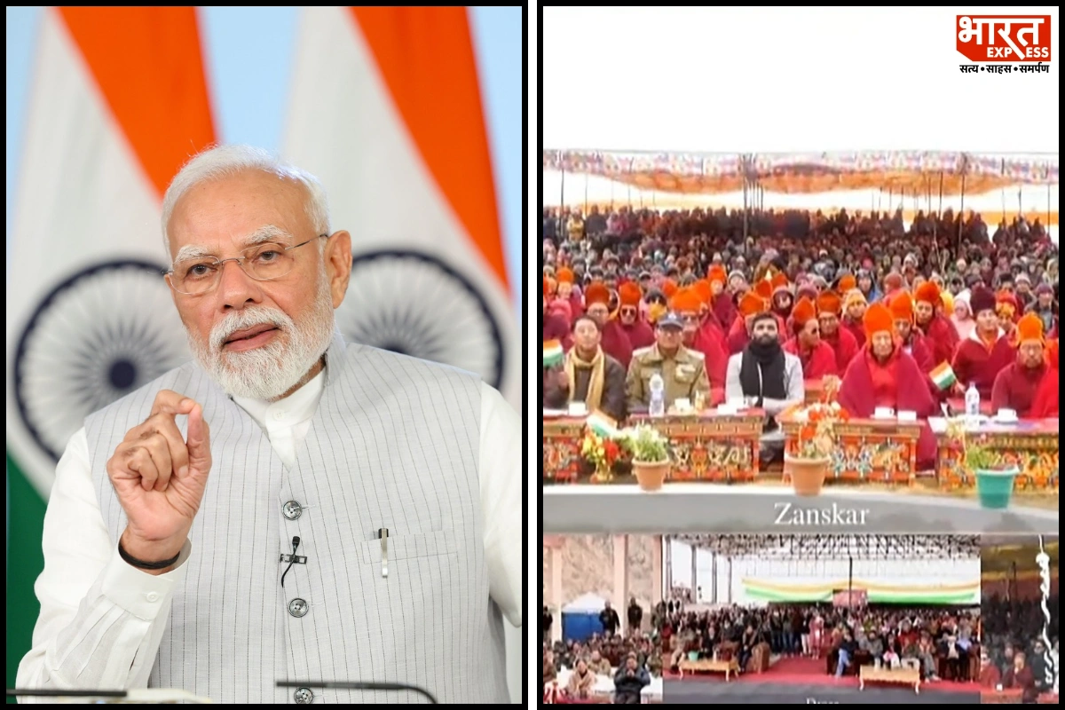 PM Modi Inaugurates Five Ladakh Projects Worth Rs 3,350 Crore; Highlights Development Milestones