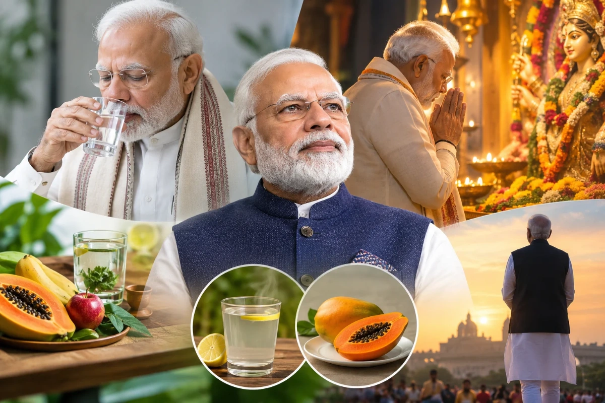 PM Modi’s Navratri Fasting Diet: Does He Consume Only Water Or Eat Fruits?