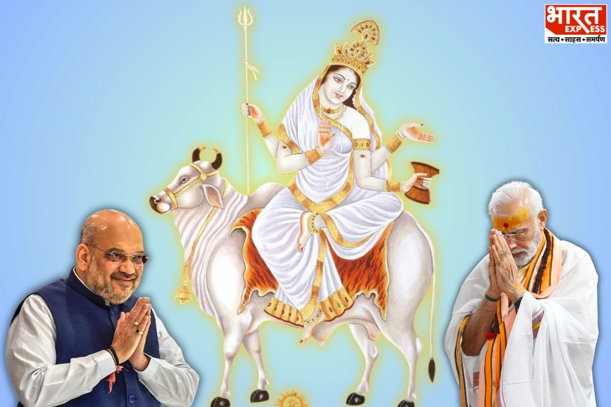 Durga Ashtami 2026: PM Modi, Amit Shah Extend Greetings, Invoke Maa Mahagauri’s Blessings