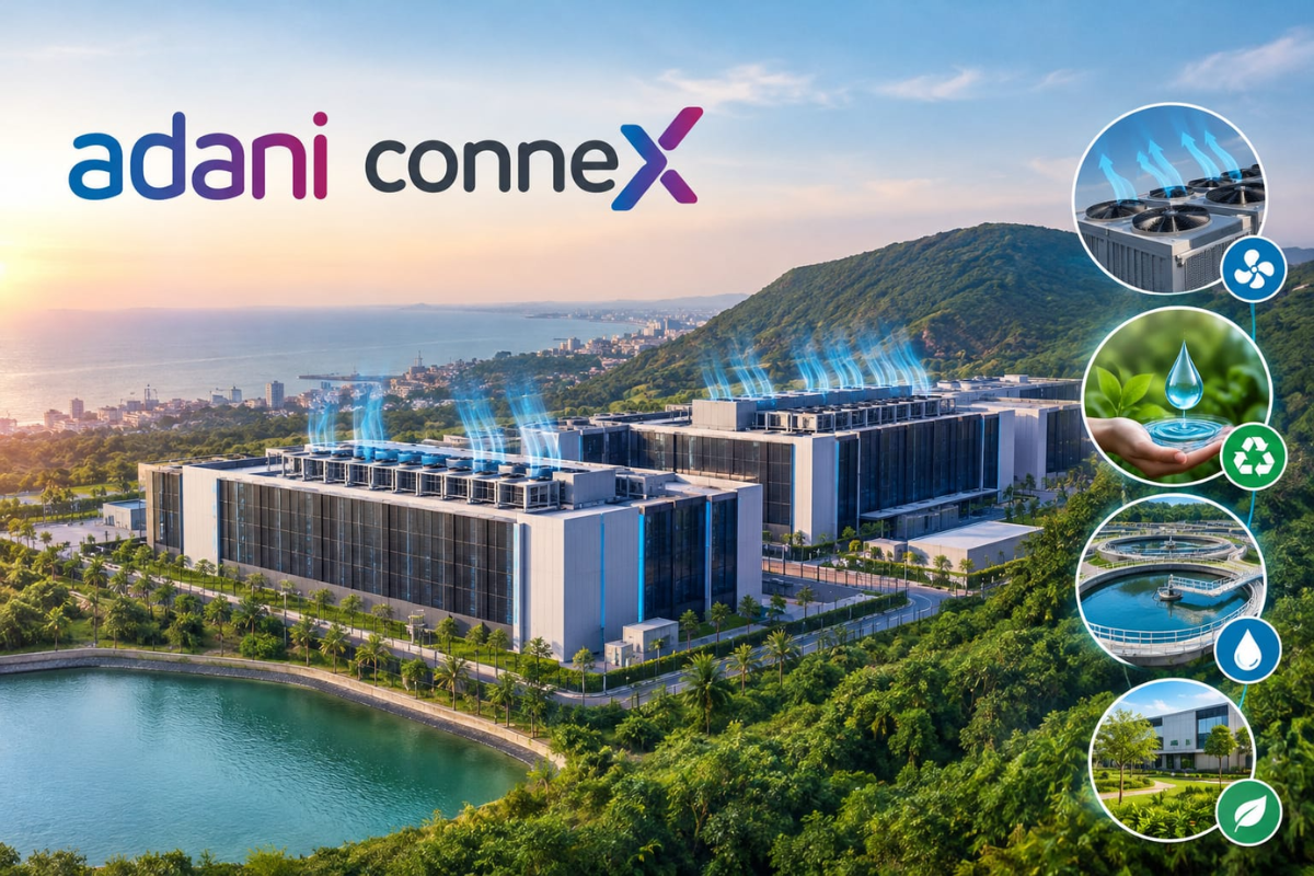 AdaniConneX’s Vizag Data Centres To Use Air Cooling, Limit Freshwater Consumption