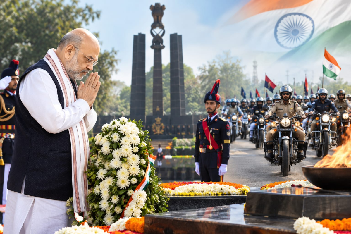 Police Commemoration Day 2026: Amit Shah To Honour Martyrs, Flag Off Anti-Drug Motorcycle Rally