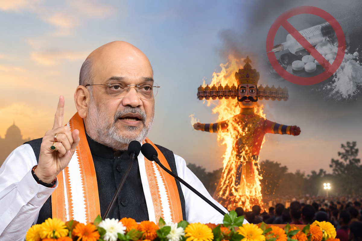 Vijayadashami: Amit Shah Vows To End Punjab’s Drug Trade By 2029