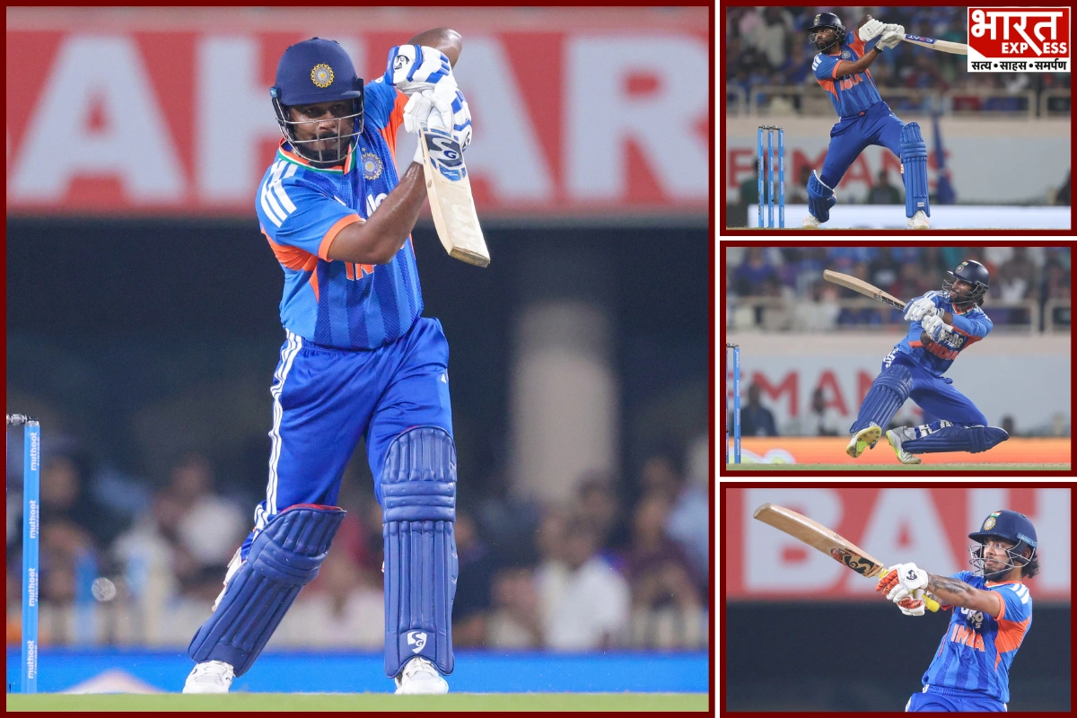 Samson, Tilak And Iyer Power India To 249/5 Against West Indies In Second T20I