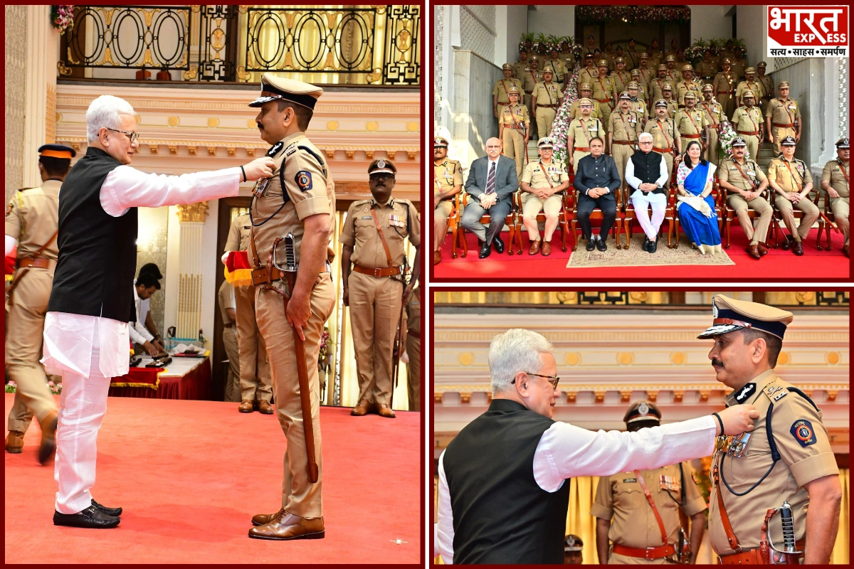 Pimpri Chinchwad Police Commissioner Vinoy Kumar Choubey Receives President’s Police Medal