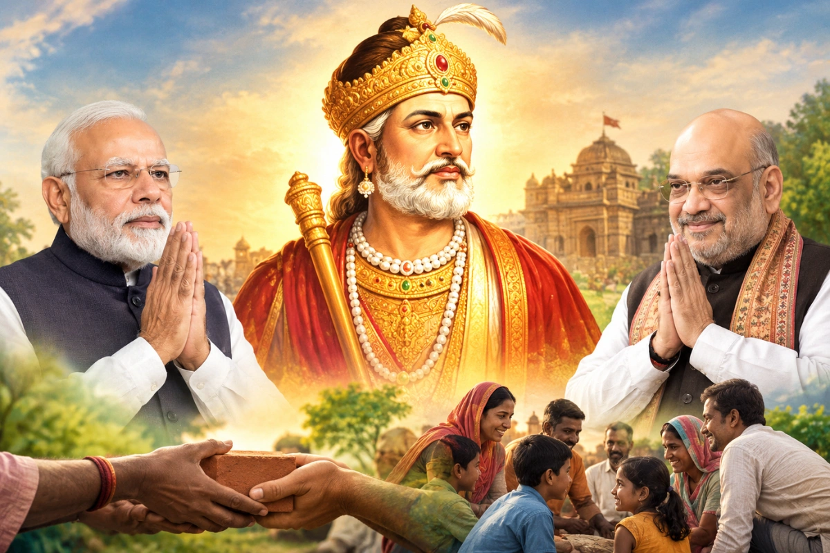 PM Modi, Amit Shah Pay Tribute To Maharaja Agrasen On Birth Anniversary
