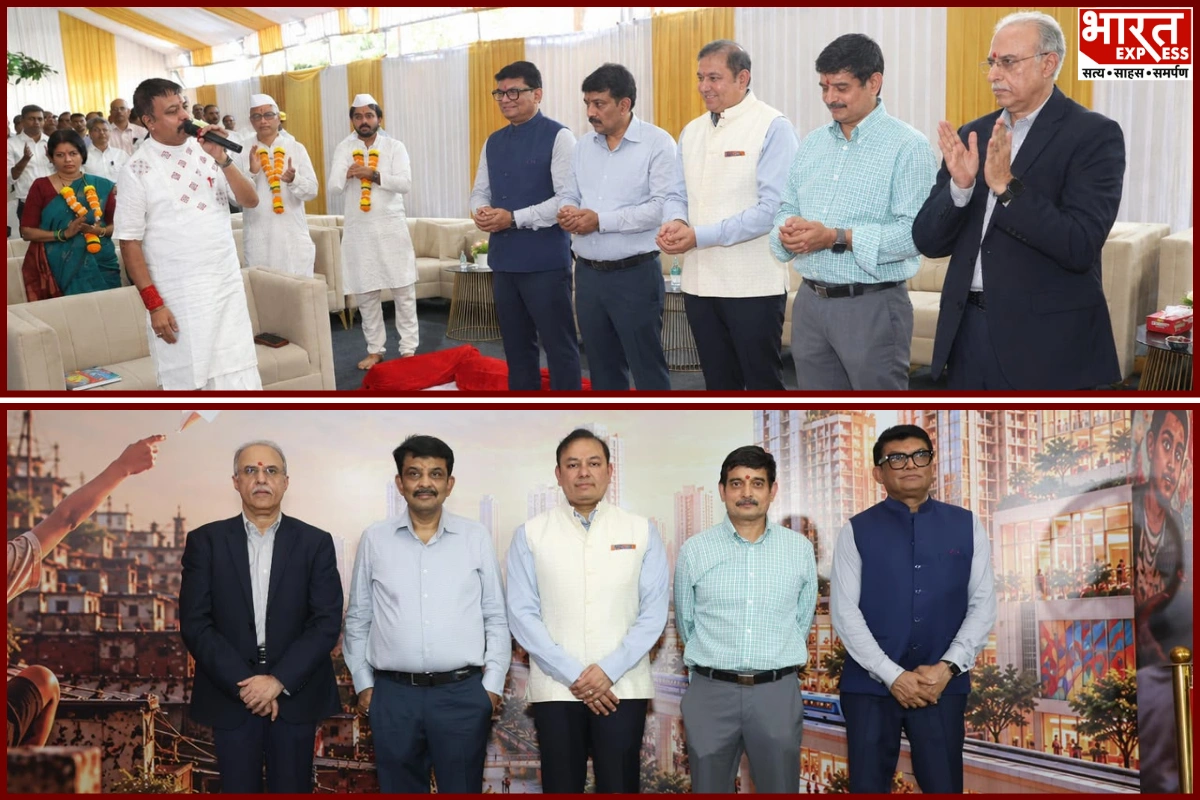 Pranav Adani Launches Dharavi Rehabilitation Construction With Bhoomi Poojan At Matunga Site