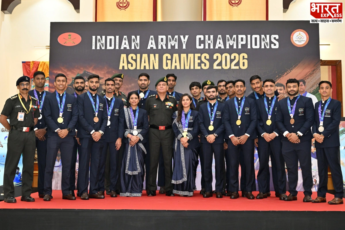 Army Chief Dhiraj Seth Felicitates Athletes For 20-Medal Haul At Asian Games 2026