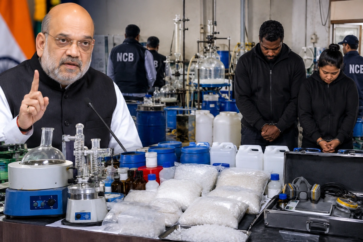Amit Shah Praises NCB As Greater Noida Drug Labs Are Busted, Narcotics Worth Rs 45 Crore Seized