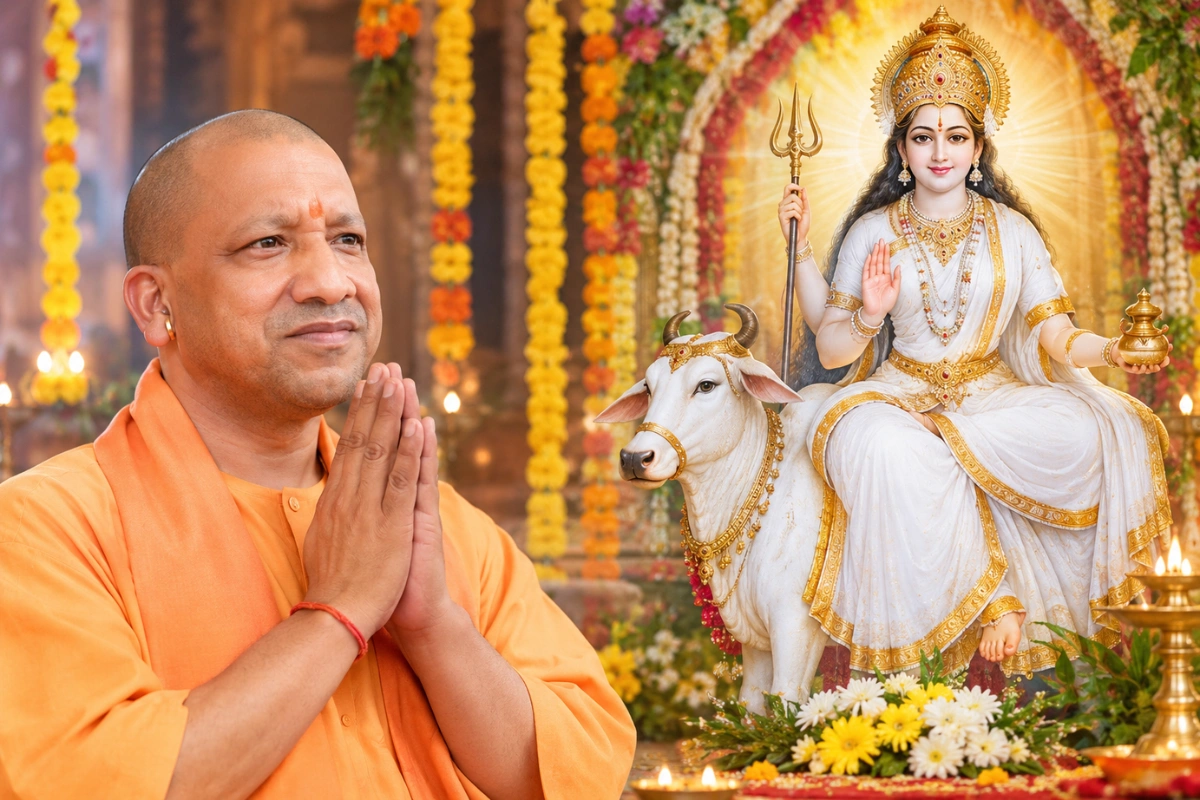 CM Yogi Extends Durga Ashtami Greetings, Prays For Joy And Peace In Devotees’ Lives