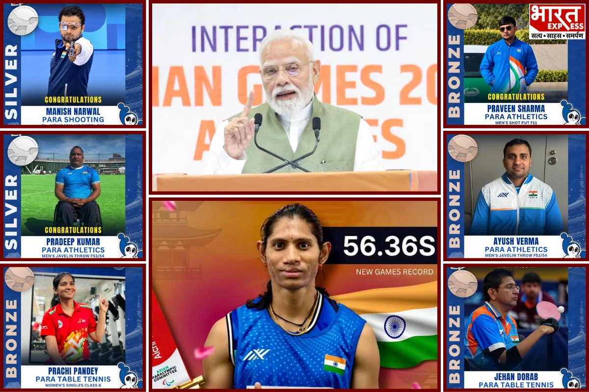 PM Modi Congratulates Seven Indian Medallists At Asian Para Games 2026