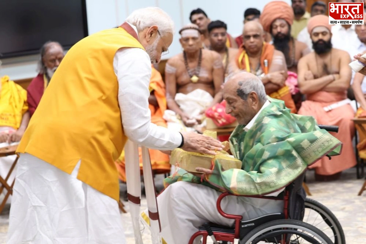 PM Modi Mourns Sengol Craftsman Vummidi Ethiraj, Honours His Cultural Legacy