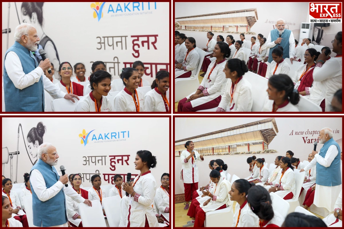 PM Modi Inaugurates Rs 150 Crore Textile Plant In Varanasi, Women Employees Overjoyed