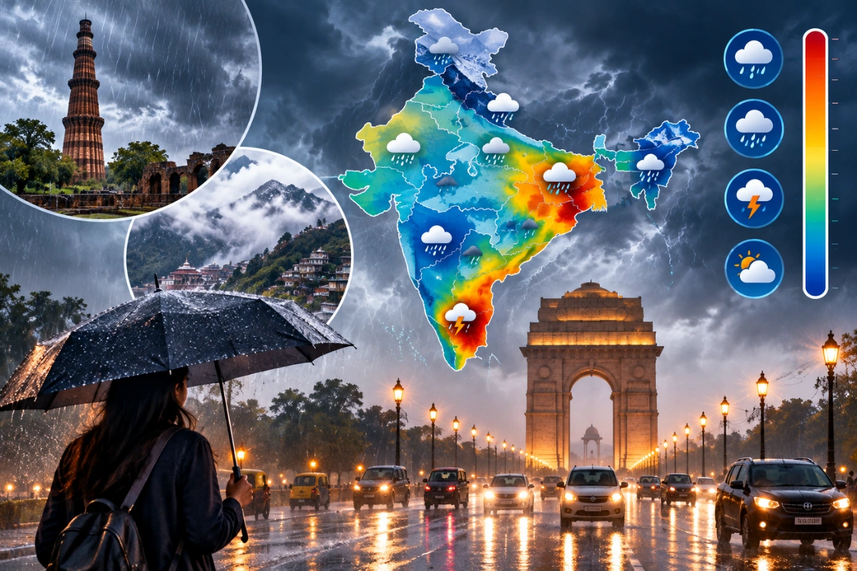 Delhi-NCR Weather Update: Rain, Gusty Winds Expected On October 10 And 11