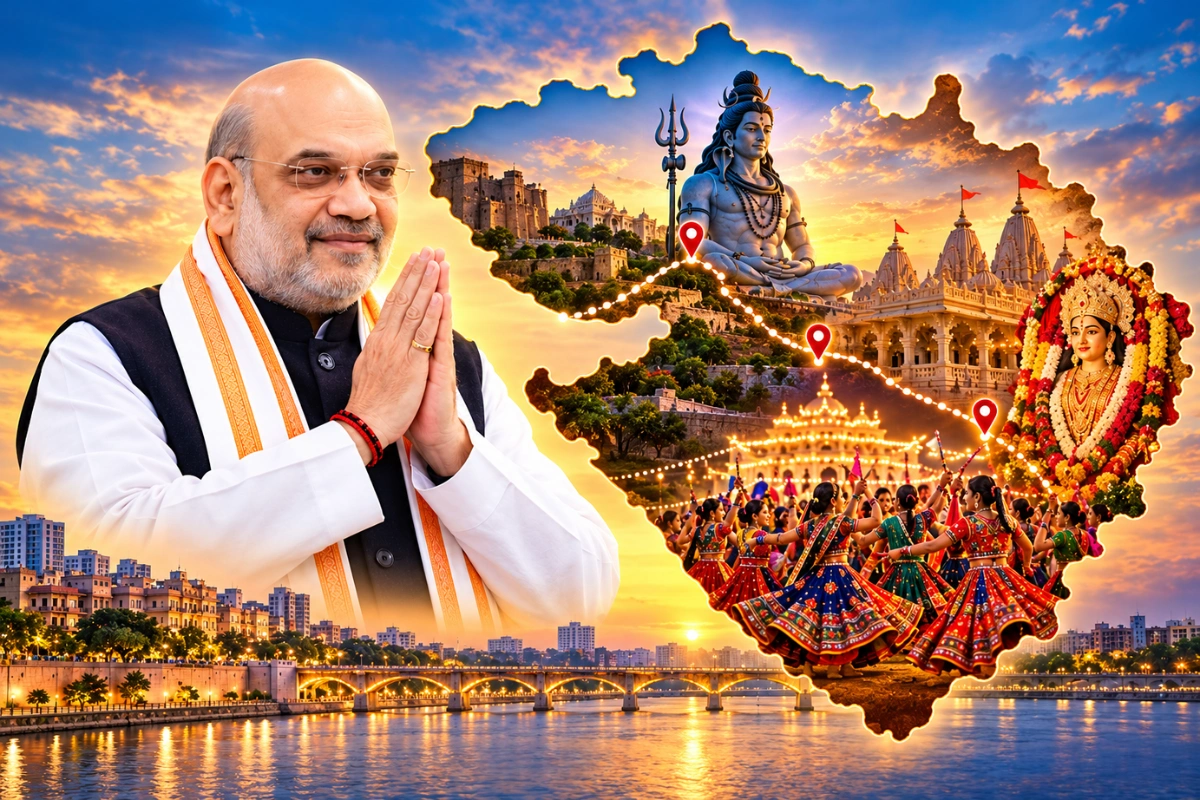 From Jain Leaders To Raas Garba: What’s On Amit Shah’s Gujarat Agenda?